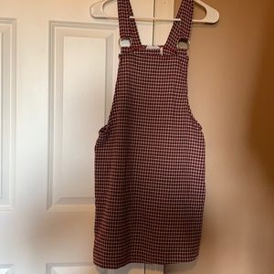 Beautiful red, black, and white mini dress